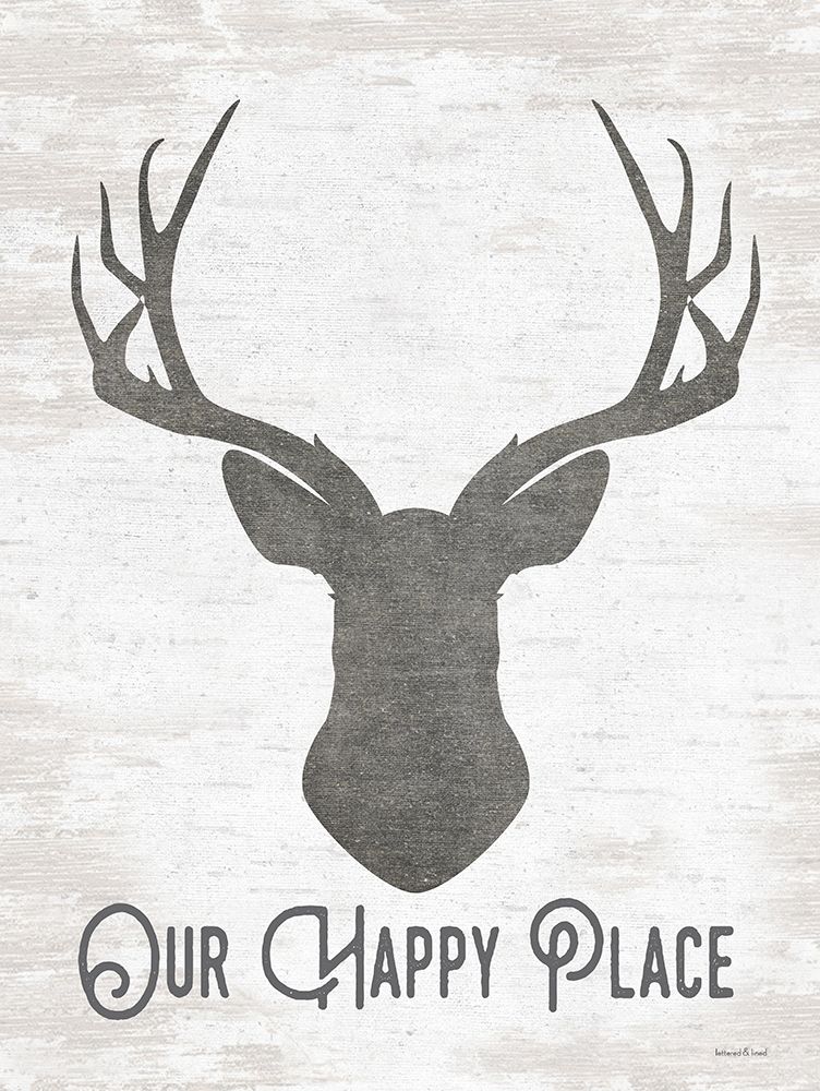 Our Happy Place art print by Lettered And Lined for $57.95 CAD