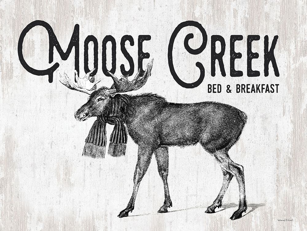 Moose Creek art print by Lettered And Lined for $57.95 CAD