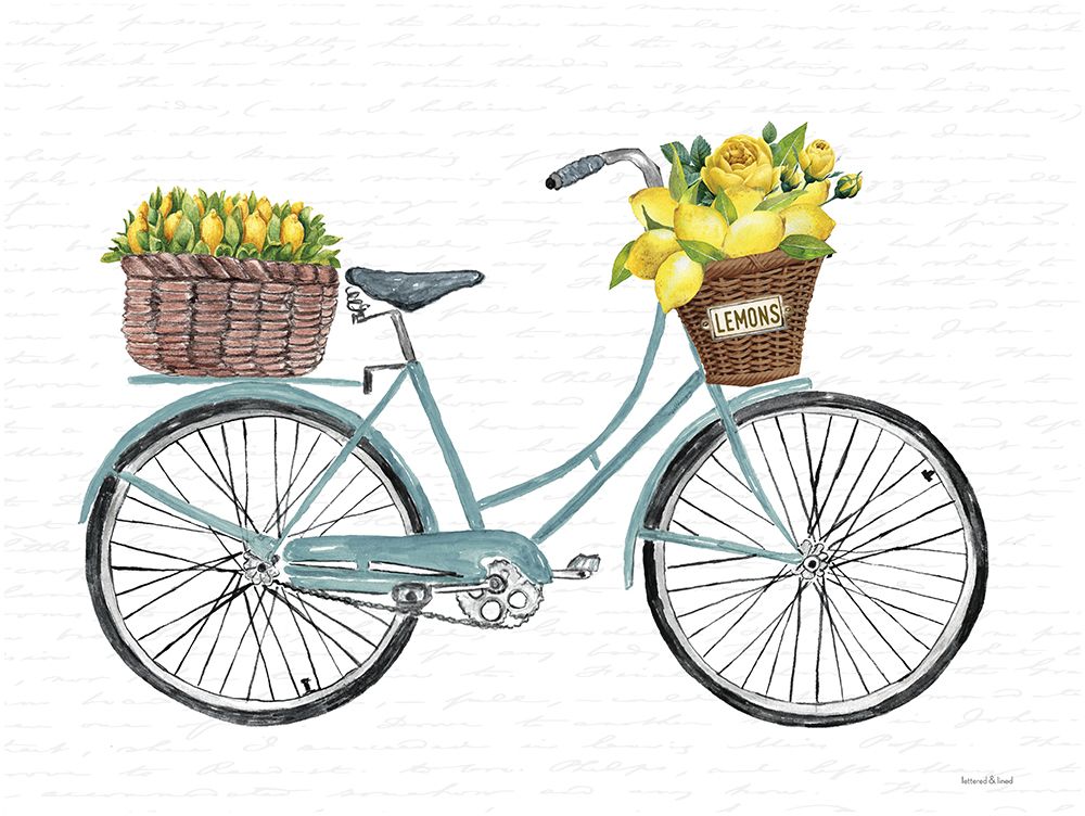 Fresh Lemons for You art print by lettered and lined for $57.95 CAD