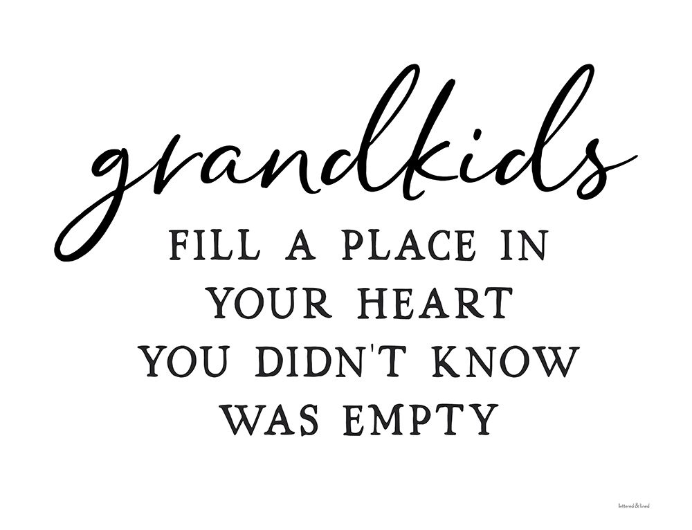 Grandkids art print by Lettered And Lined for $57.95 CAD