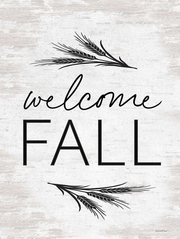 Welcome Fall art print by Lettered And Lined for $57.95 CAD