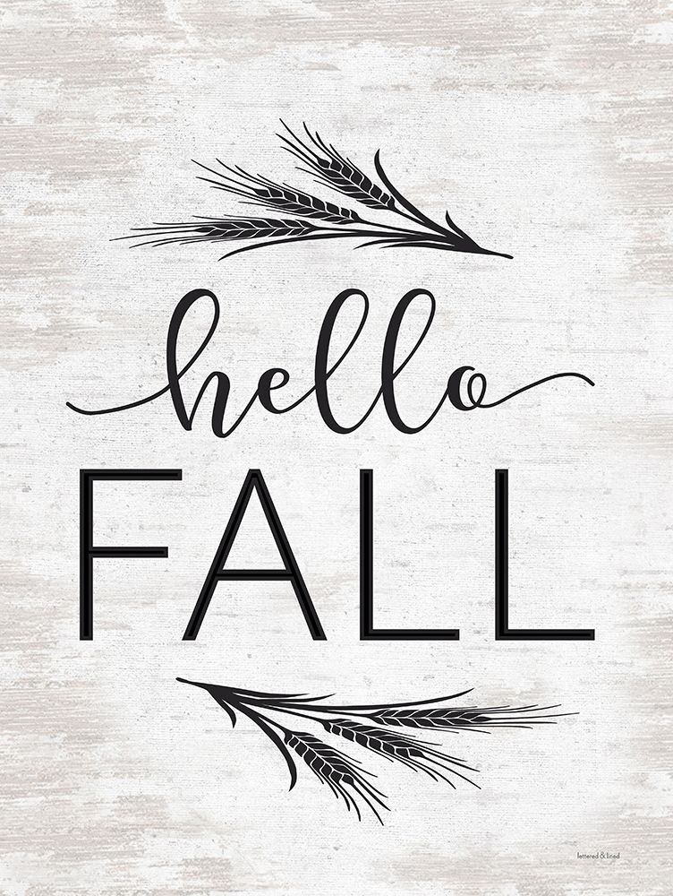 Hello Fall art print by Lettered And Lined for $57.95 CAD