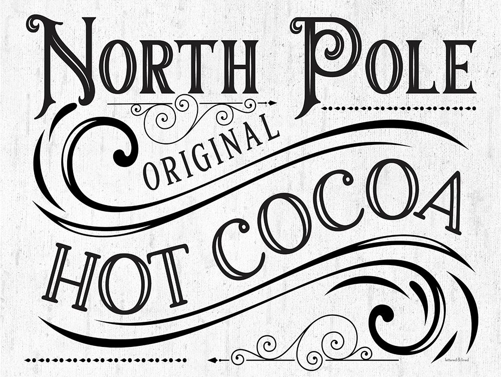 North Pole art print by Lettered and Lined for $57.95 CAD