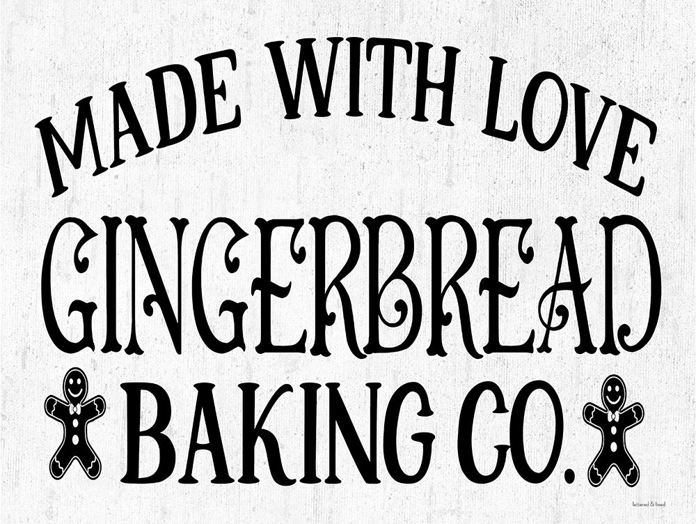 Gingerbread Baking Co. art print by Lettered and Lined for $57.95 CAD