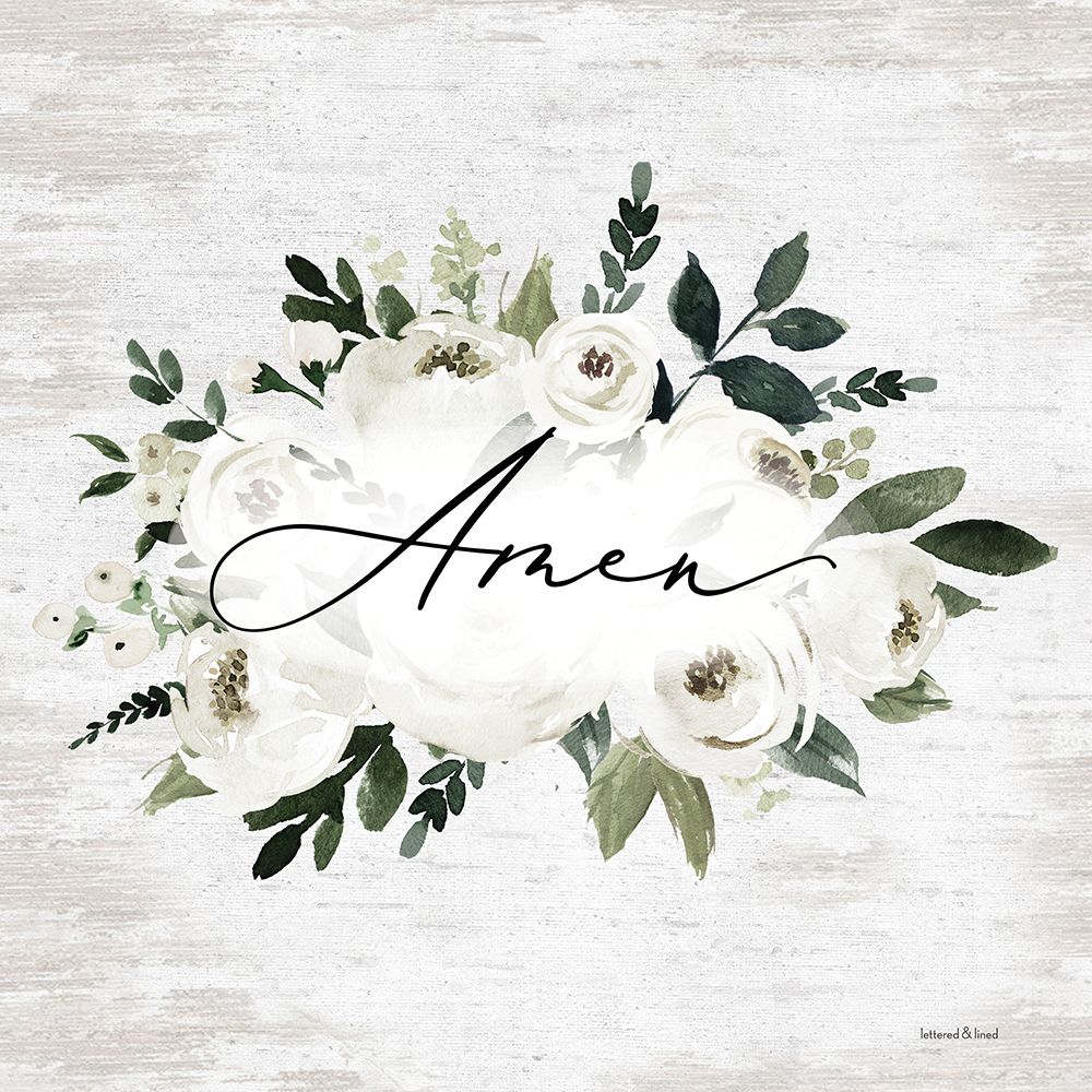 Amen art print by lettered And lined for $57.95 CAD