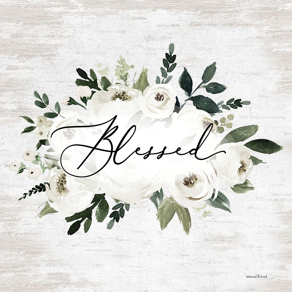 Blessed art print by lettered And lined for $57.95 CAD