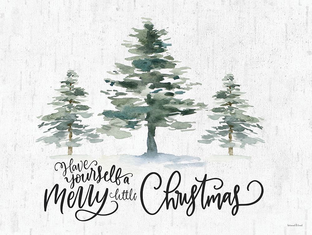Christmas Tree Trio art print by lettered And lined for $57.95 CAD