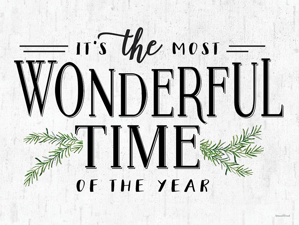Wonderful Time art print by lettered And lined for $57.95 CAD