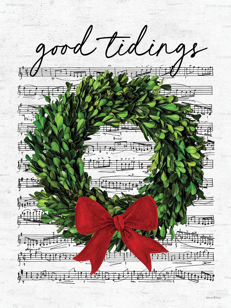 Good Tidings art print by lettered And lined for $57.95 CAD