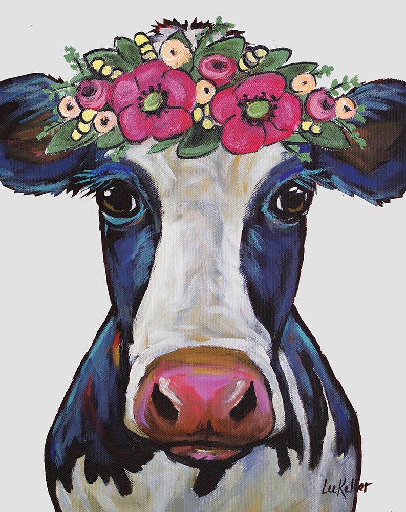 Georgia the Cow art print by Lee Keller for $57.95 CAD