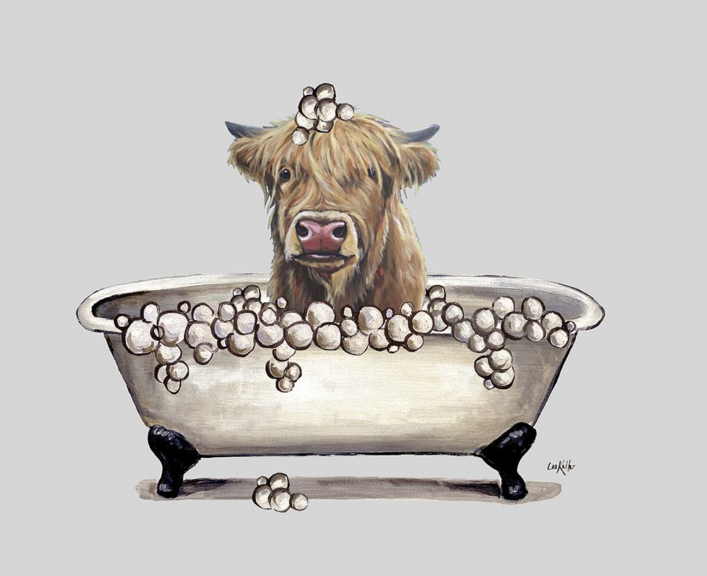 Farm Animal Bubble Bath III art print by Lee Keller for $57.95 CAD