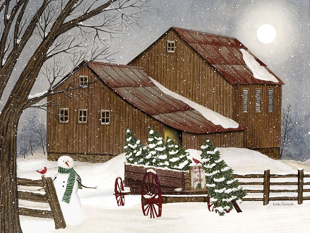 Uncle Bobs Tree Farm art print by Linda Spivey for $57.95 CAD