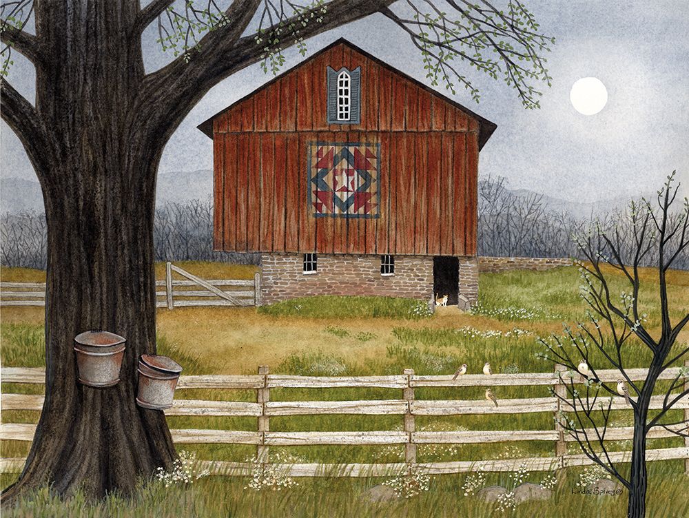 Maple Hills Farm art print by Linda Spivey for $57.95 CAD