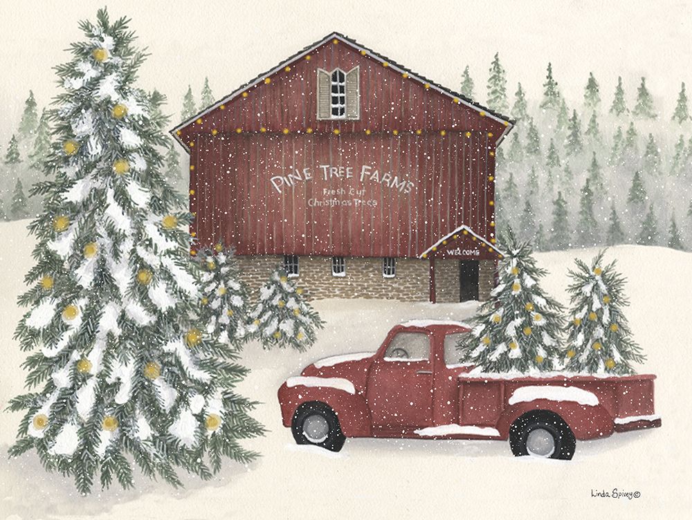 Pine Tree Farms art print by Linda Spivey for $57.95 CAD