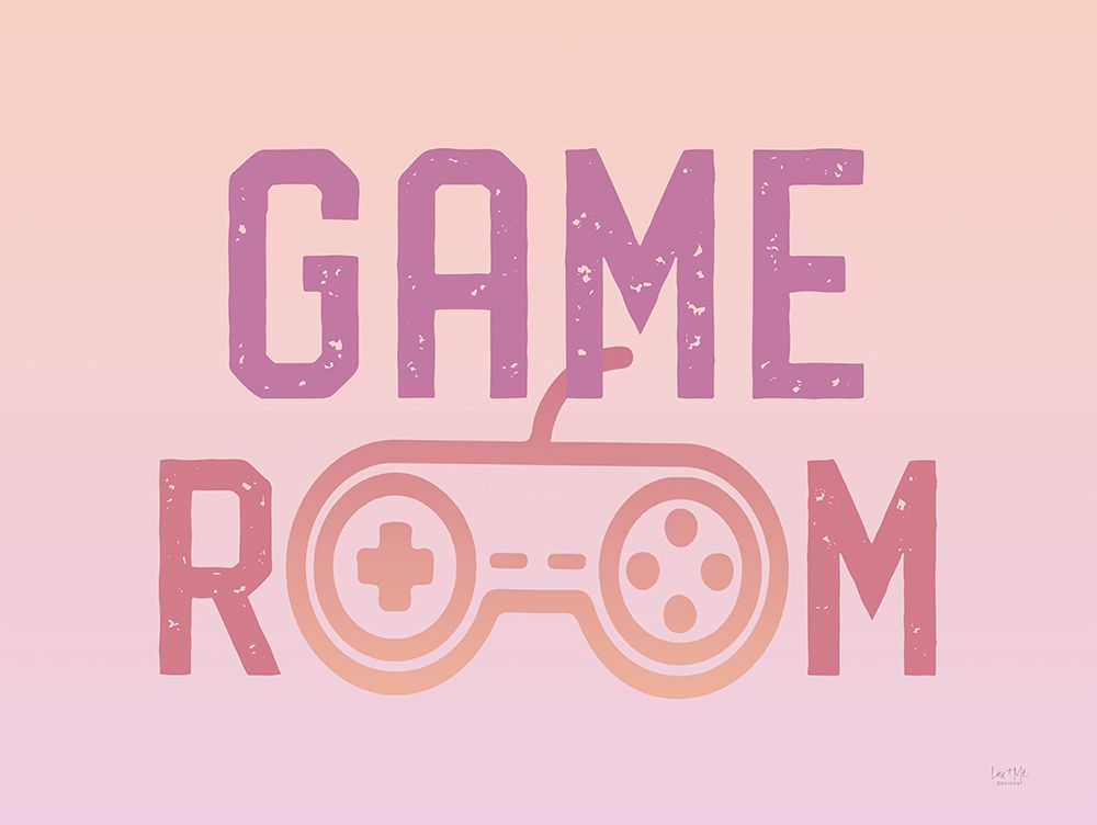 Girly Game Room art print by Lux + Me Designs for $57.95 CAD