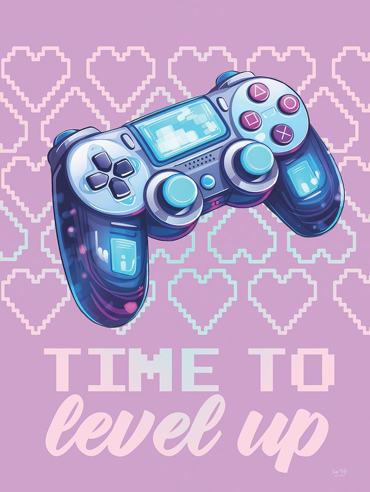 Time to Level Up art print by Lux + Me Designs for $57.95 CAD