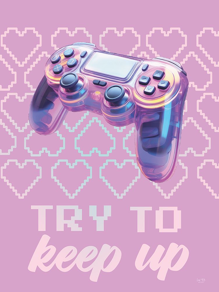 Try to Keep Up art print by Lux + Me Designs for $57.95 CAD