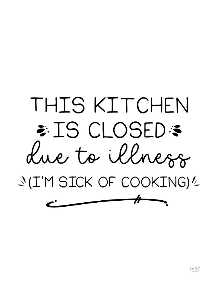 Kitchen Closed art print by Lux + Me Designs for $57.95 CAD