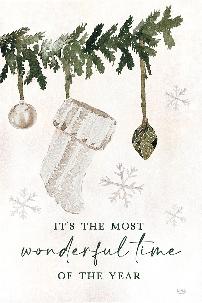 Most Wonderful Time art print by Lux + Me Designs for $57.95 CAD