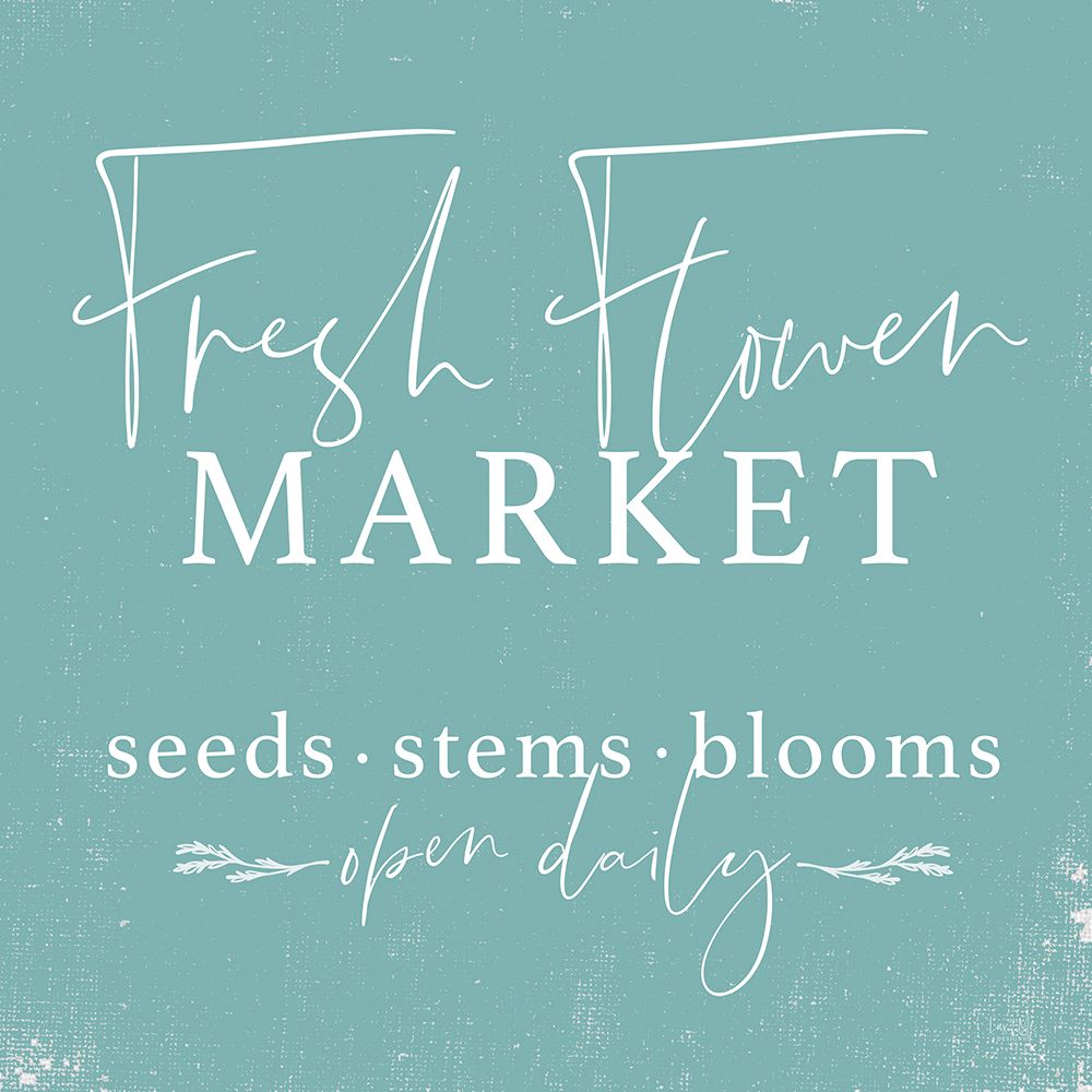 Fresh Flower Market art print by Lux + Me Designs for $57.95 CAD