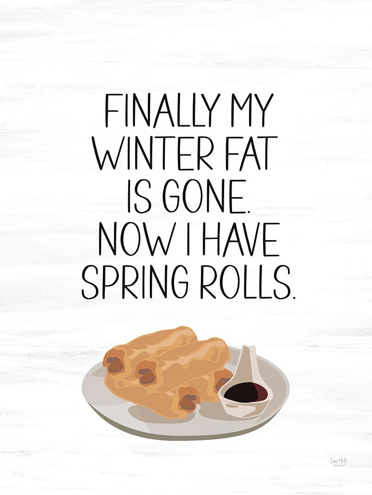 Spring Rolls art print by Lux + Me Designs for $57.95 CAD