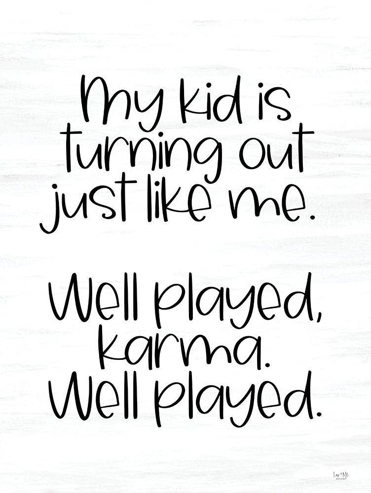 Well Played Karma art print by Lux + Me Designs for $57.95 CAD