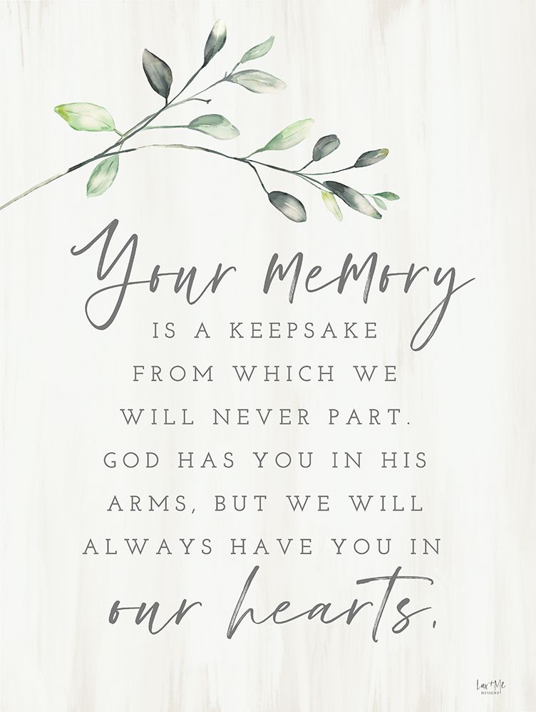 Your Memory art print by Lux + Me Designs for $57.95 CAD
