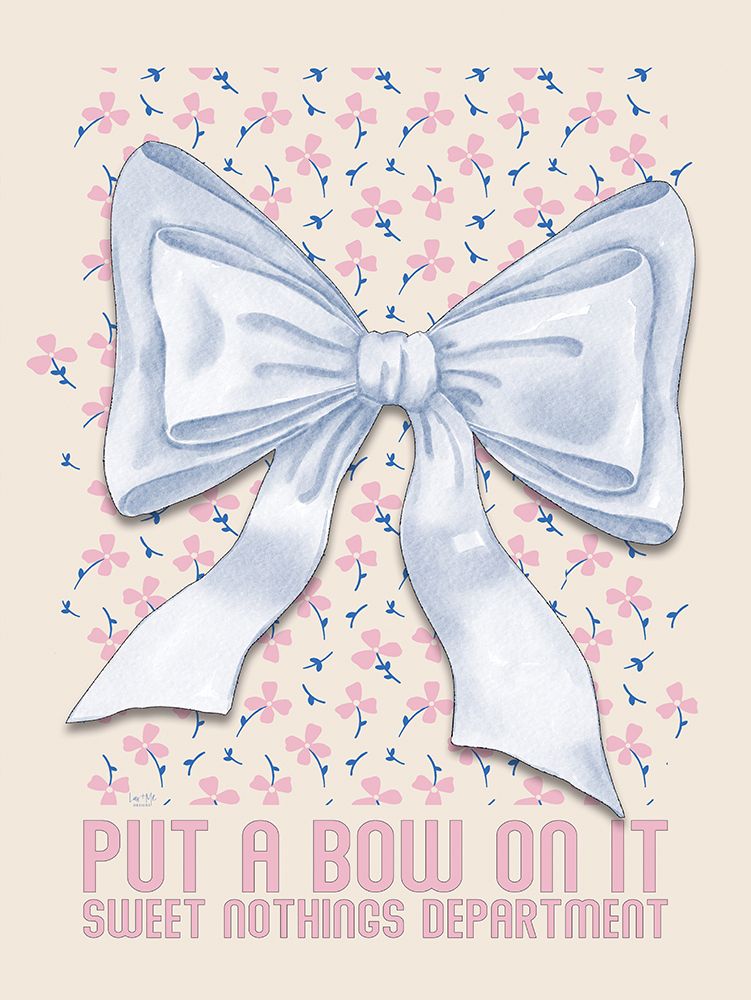 Put a Bow on It art print by Lux + Me Designs for $57.95 CAD