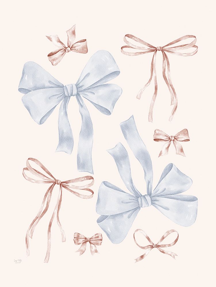 Bow Toss art print by Lux + Me Designs for $57.95 CAD
