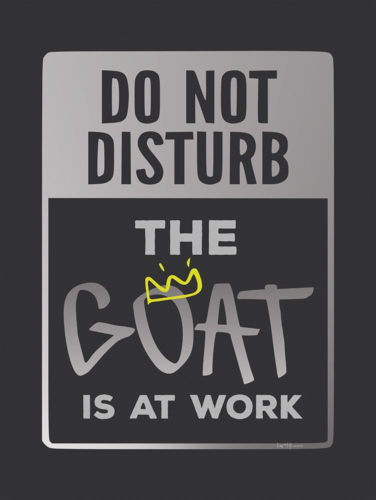 The Goat is at Work art print by Lux + Me Designs for $57.95 CAD