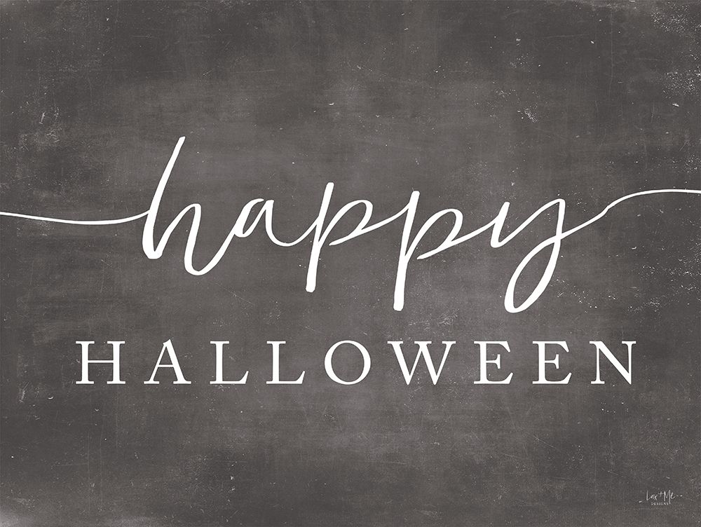 Happy Halloween art print by Lux + Me Designs for $57.95 CAD