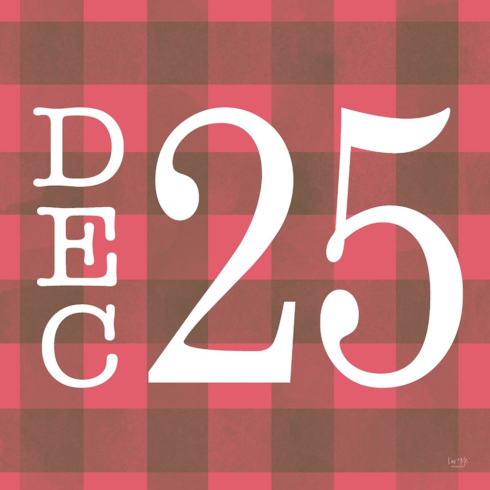 Dec. 25 art print by Lux + Me Designs for $57.95 CAD