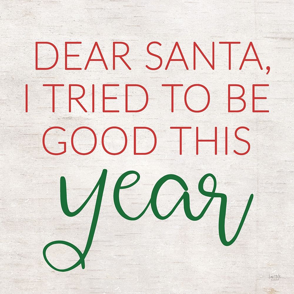 Dear Santa art print by Lux + Me Designs for $57.95 CAD