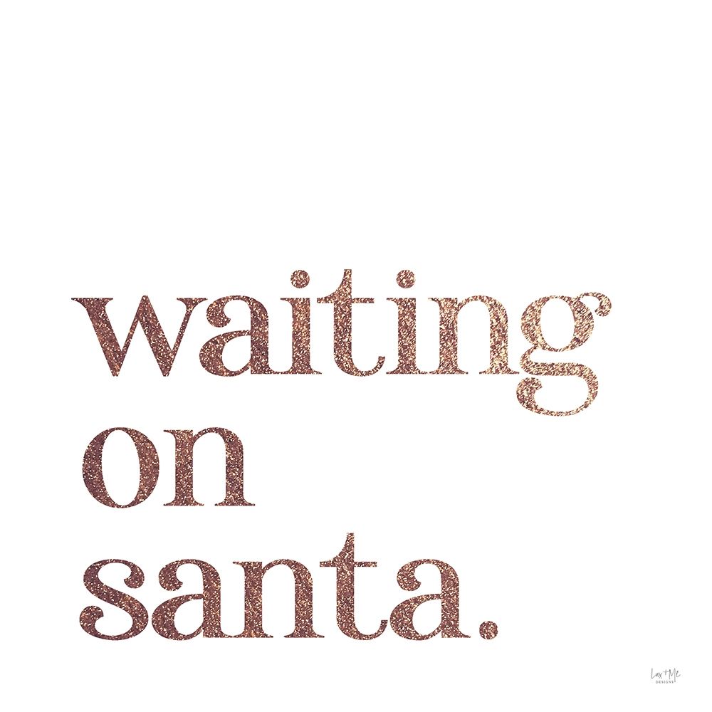 Waiting on Santa art print by Lux + Me Designs for $57.95 CAD