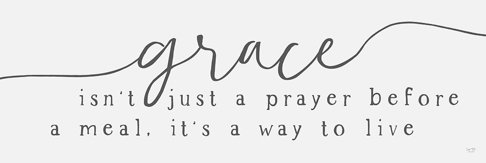 Live with Grace art print by Lux + Me Designs for $57.95 CAD