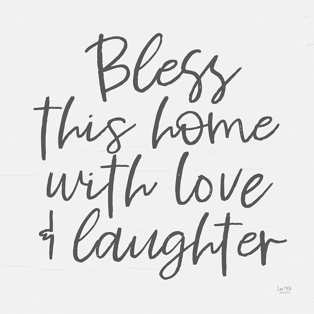 Bless This Home art print by Lux + Me Designs for $57.95 CAD