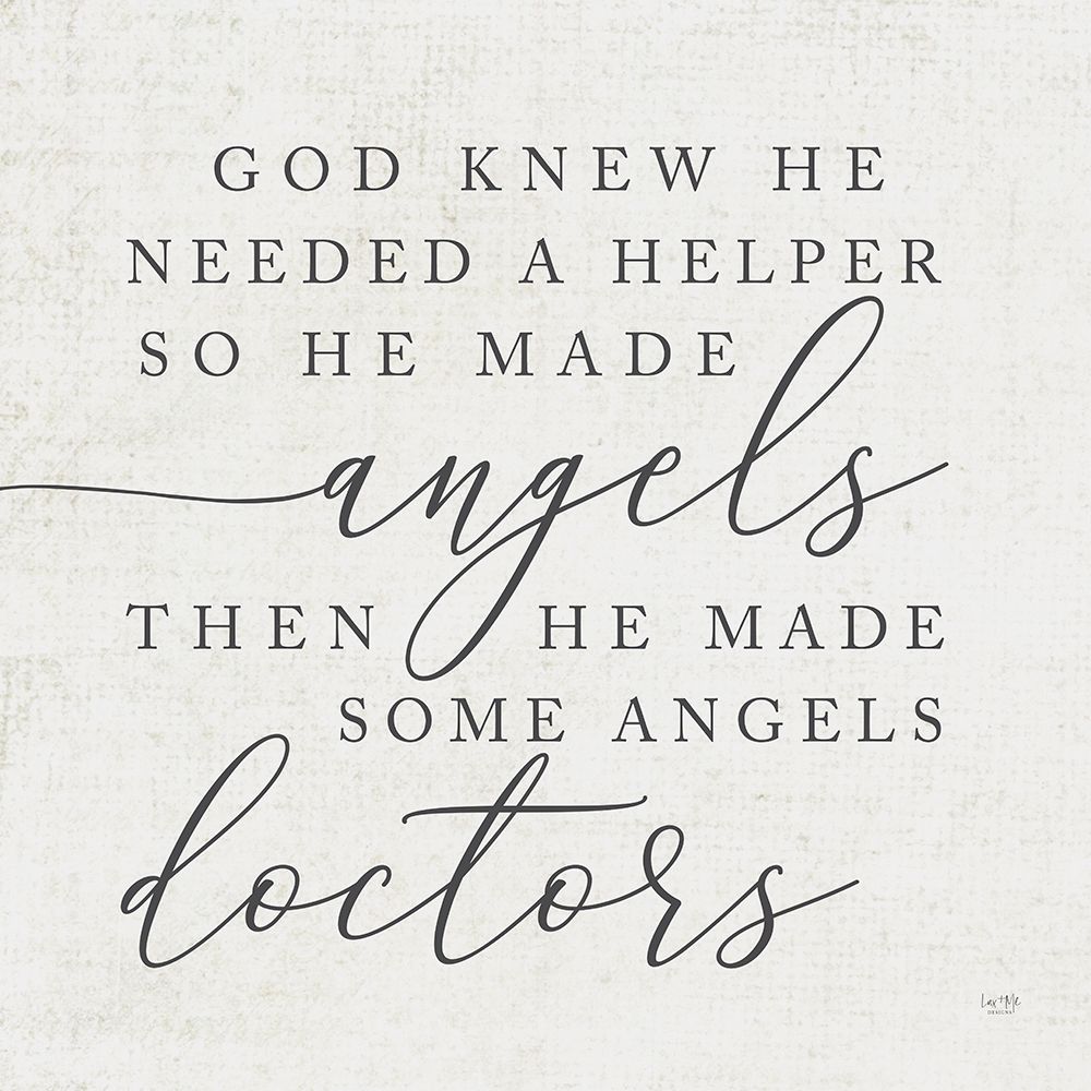 God Made Angel Doctors art print by Lux + Me Designs for $57.95 CAD