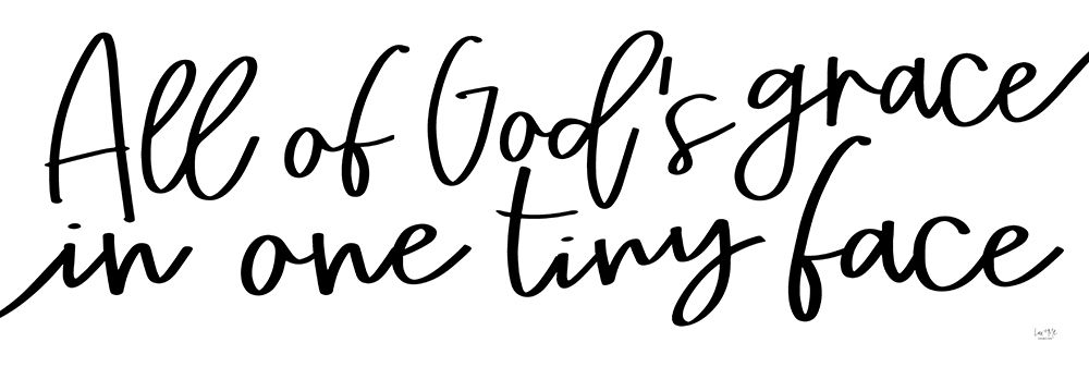 All of Gods Grace in One Tiny Face art print by Lux + Me Designs for $57.95 CAD