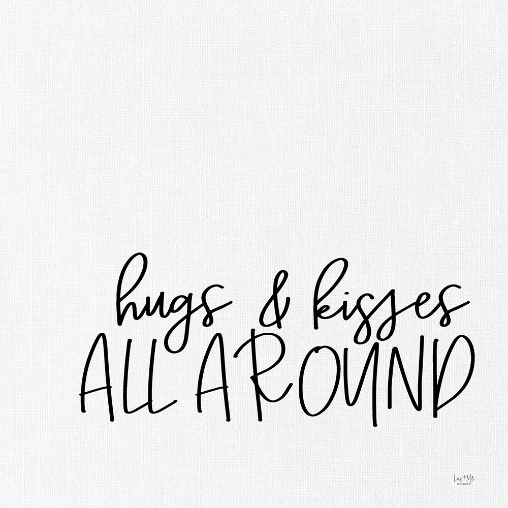 Hugs and Kisses art print by Lux + Me Designs for $57.95 CAD