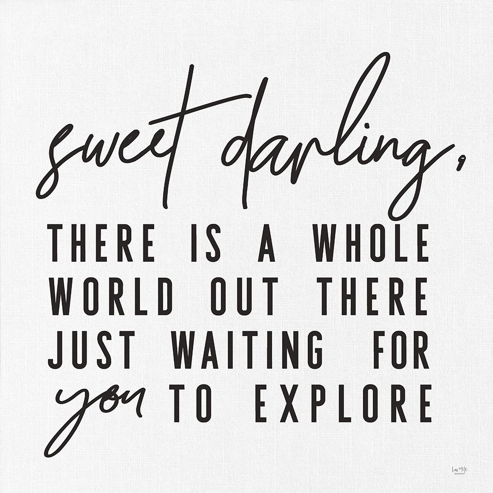 Sweet Darling art print by Lux + Me Designs for $57.95 CAD