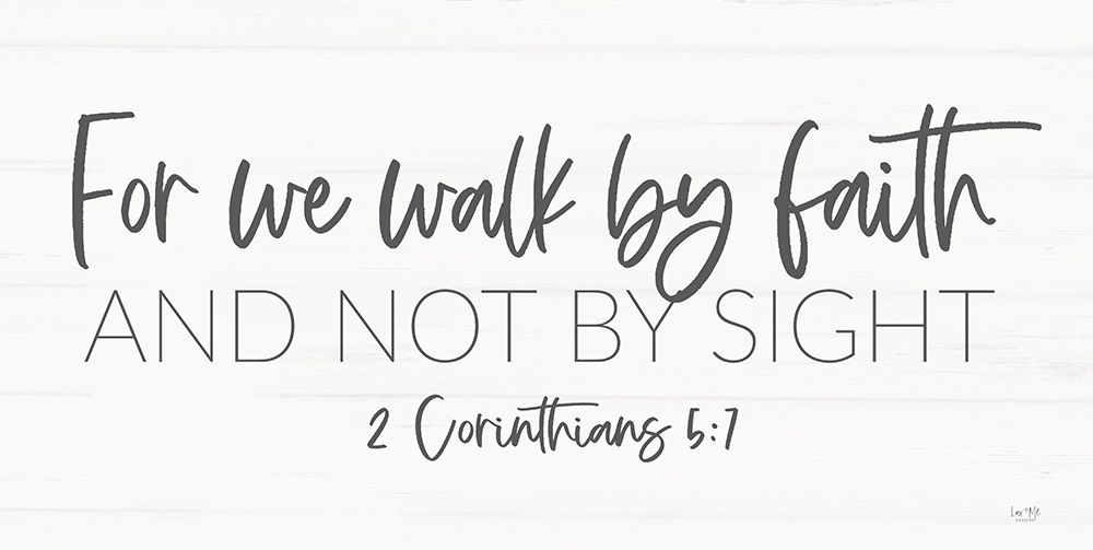 Walk by Faith art print by Lux + Me Designs for $57.95 CAD