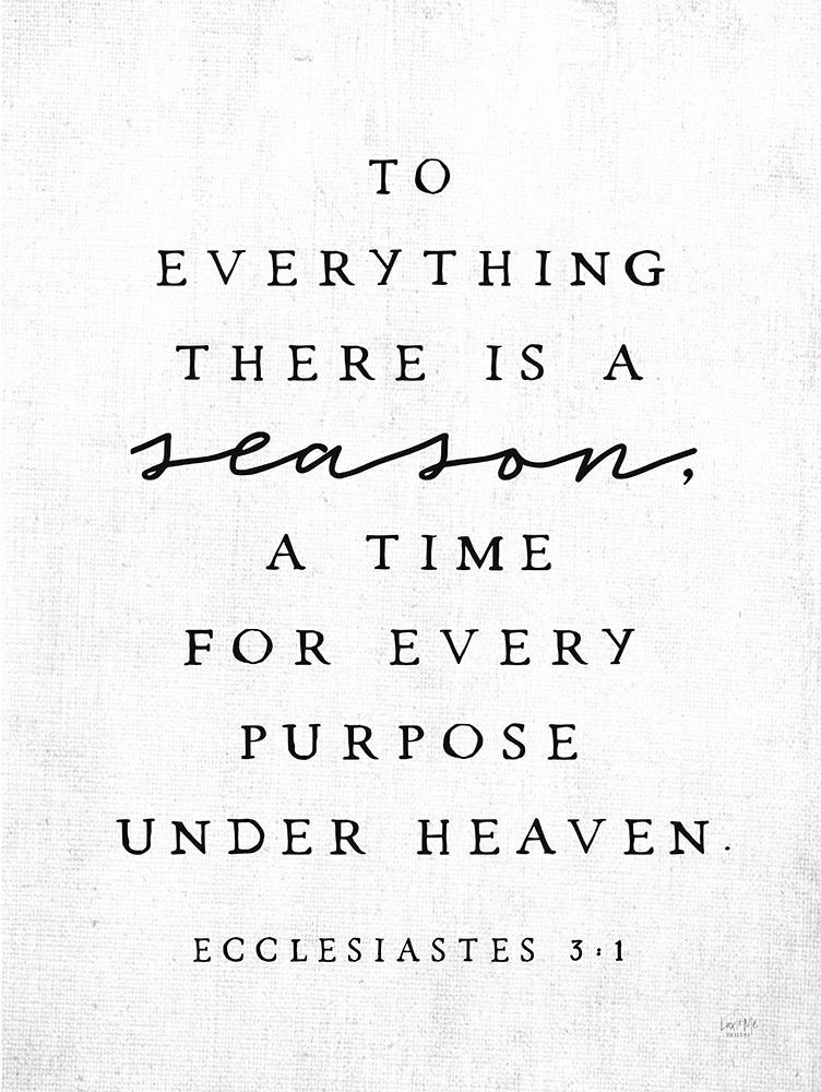 To Everything There is a Season art print by Lux + Me Designs for $57.95 CAD