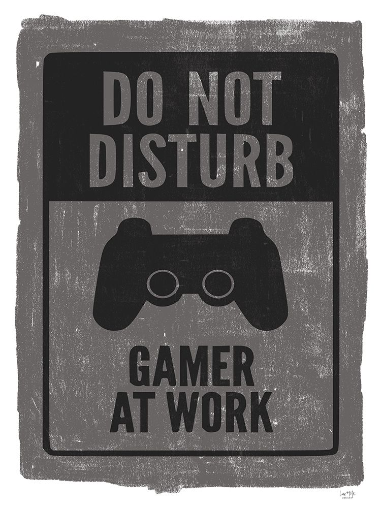 Gamer at Work art print by Lux + Me Designs for $57.95 CAD