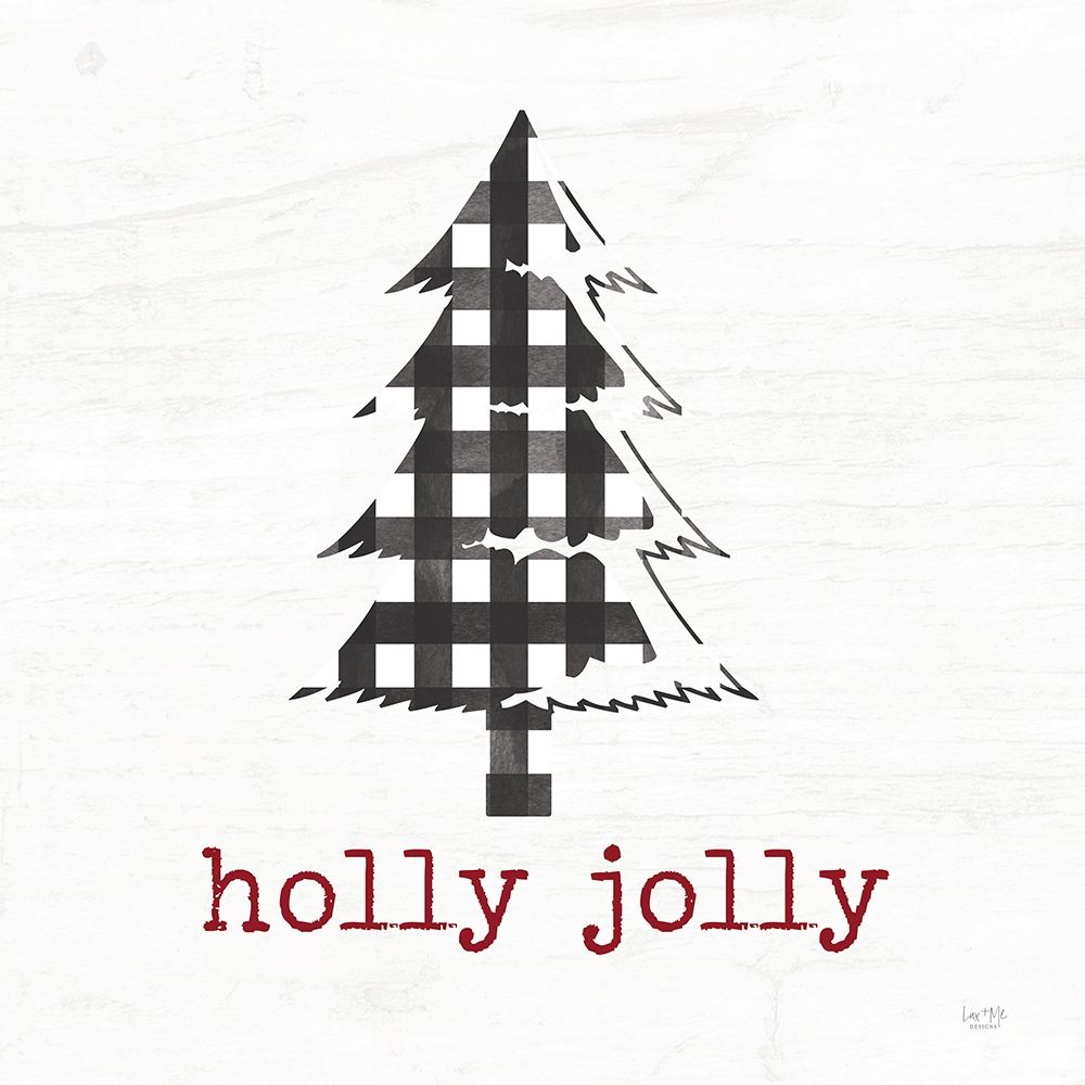 Holly Jolly Tree art print by Lux + Me Designs for $57.95 CAD
