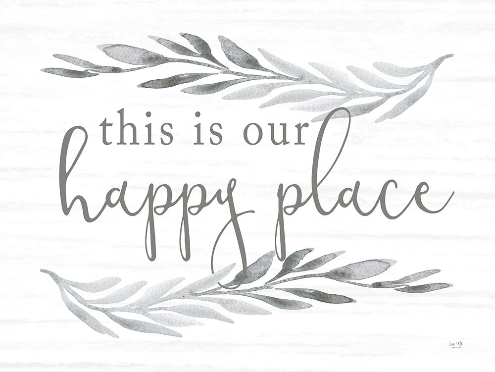 This is Our Happy Place art print by Lux + Me Designs for $57.95 CAD
