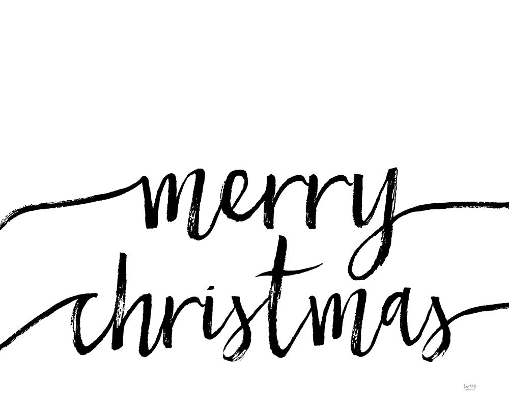 Merry Christmas art print by Lux + Me Designs for $57.95 CAD