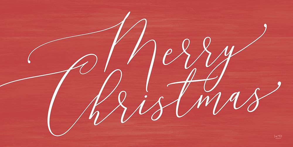 Merry Christmas art print by Lux + Me Designs for $57.95 CAD