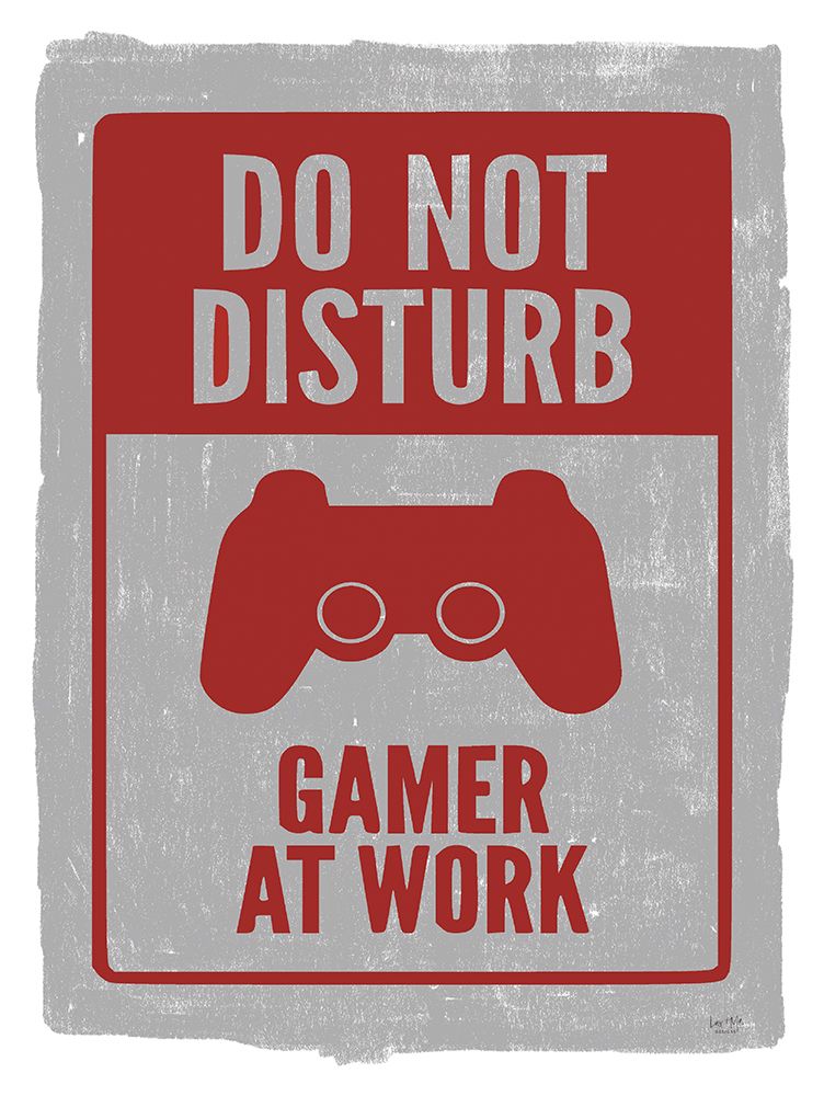 Gamer at Work art print by Lux + Me Designs for $57.95 CAD