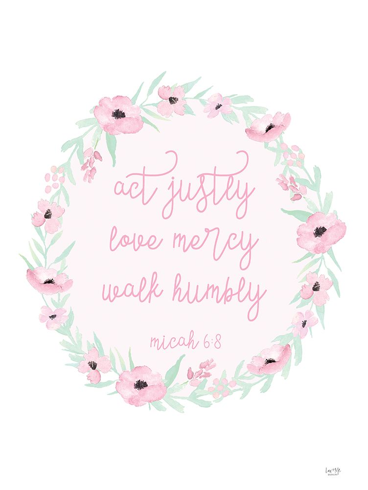 Act Justly art print by Lux + Me Designs for $57.95 CAD