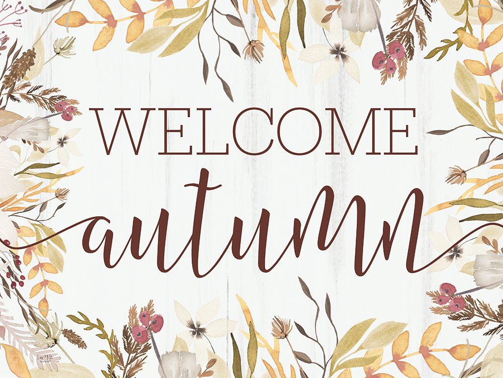 Welcome Autumn art print by Lux + Me Designs for $57.95 CAD